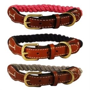 Auburn Leathercrafters Cotton Leather Dog Collar